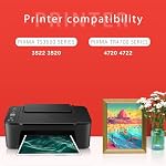 tr4720 Ink cartridges for Canon 275XL Black Ink Cartridge Replacement for 275xl Ink Cartridge for Canon 275 276 XL Ink cartridges for Canon TR4720 TS3522 TR4700 TS3500 TR4722 TS3720(2 Black)