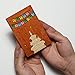 REYJUK Happy Birthday Greeting Real Wood Card with Stand. Wooden Birthday Gift, Handmade