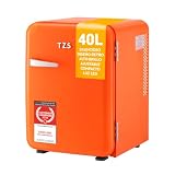 COMPACTO Y ESPACIOSO: Con 40L de capacidad, ofrece suficiente espacio para bebidas y snacks. Dos estantes y compartimentos en la puerta permiten una organización interior flexible y cómoda