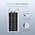 Renogy Flexible Solar Panel 100 Watt 12 Volt Monocrystalline Semi-Flexible Bendable Mono Off-Grid Charger for Marine RV Cabin Van Car Uneven Surfaces