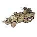 FMOCHANGMDP Tank 3D Puzzles Plastic Model Kits, 1/16 Scale US M16 Multiple-Gun Motor Carriage Model, Adult Toys and Gift, 16.3 x 6.2Inchs