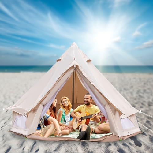Carpa Bell de Lona de Algodón 3m para 2 Personas miniatura 3