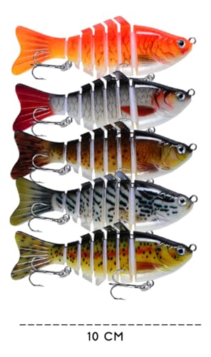 Isca Artificial Lambari Articulada Para Tucunaré Dourado Traíra