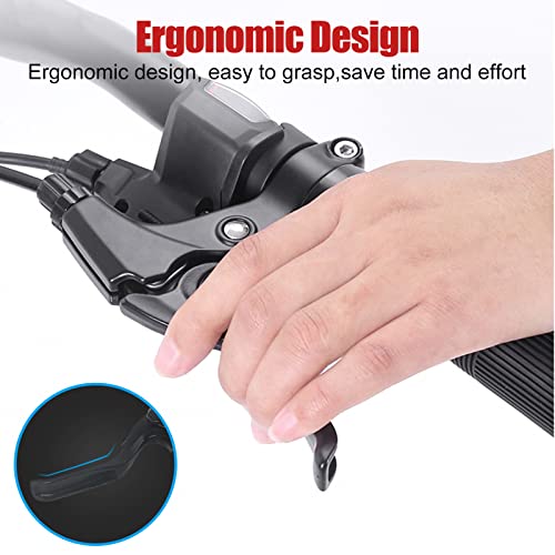 Xcrui 1Pair Bike Brake Levers Aluminum Alloy Bicycle Brake Handle For Most Bicycle, Road Bike, Mtb, Bmx, Cycling,2.2Cm Diameter,Black #TOP2