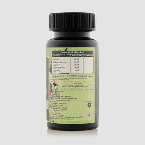 Image of Hair Pro DHT Blocker | Saw Palmetto, Beta-Sitosterol, Pygeum, Stinging Nettle, Green Tea, Pine Bark, Rosemay & Pumpkin Seed | 60 Tabs
