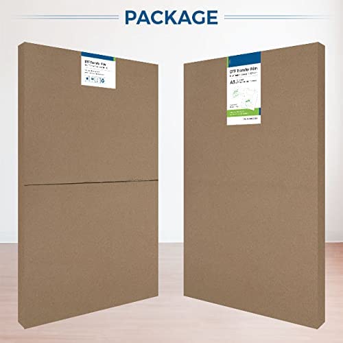 Meldikiso Dtf Film 100 Sheets, A3 Pet Heat Transfer Paper Sheet For Diy Direct Print T-Shirts, Hoodie, 11.7" X 16.5" #TOP5