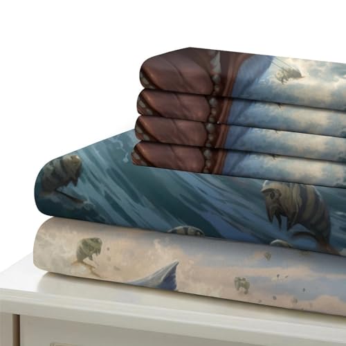Parure de lit animal 3 pièces avec impression 3D haute définition et finitions soignées