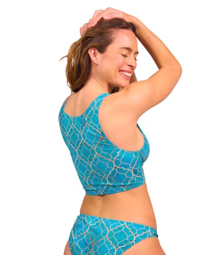 Kiniki Women's Tan Through Cropkini Bikini Top Swimwear (5th Generation)3