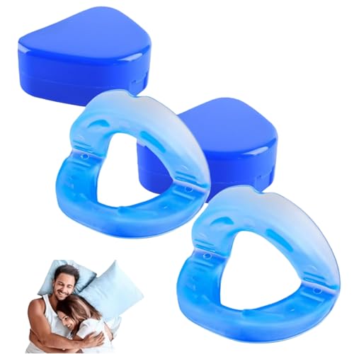 Ferula Bucal Boquilla Antironquidos   Dispositivo Anti Ronquidos Suave y Eficaz, Material TPE Puro de Grado Médico, Silencio Nocturno para un Descanso Reparador de Verdad (2 Unidad)