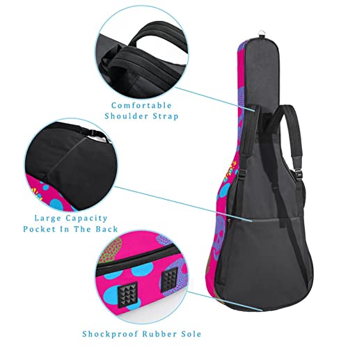 Housse de protection rembourrée pour guitare classique acoustique Motif écossais Noir et blanc, Multicolore 05, 42.9×16… - Les Beatles, Paul McCartney, John Lennon, RIngo Starr, George Harrison Housse de protection rembourrée pour guitare classique acoustique Motif écossais Noir et blanc, Multicolore 05, 42.9x16… – Image 4