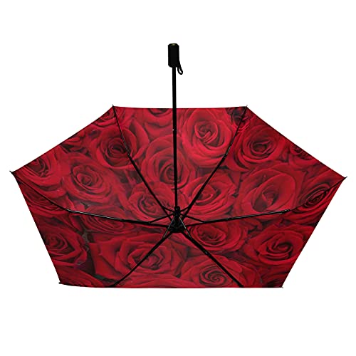 Parapluie pliable haut de gamme imprimé floral romantique