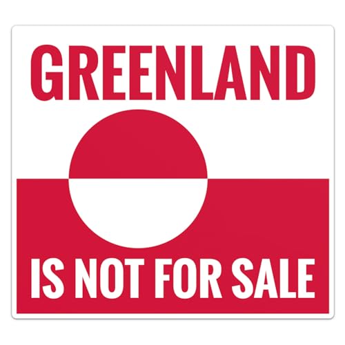 Greenland is Not for Sale Sticker - Waterproof Vinyl Decal