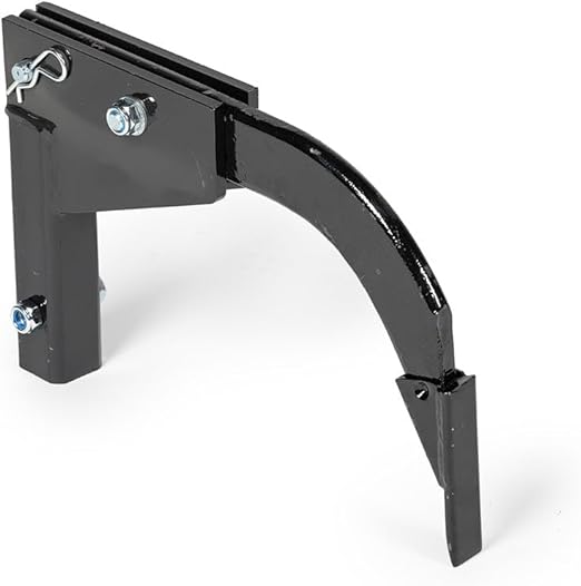 Titan Attachments Hitch-Mounted Ripper, Cat 0 & Cat 1 Tractor/ATV/UTV Compatible, Fits 2in Hitch Receivers, Two Height Adjustments, Subsoiler with Reversible Tooth, 3 Point Landscaping Trencher