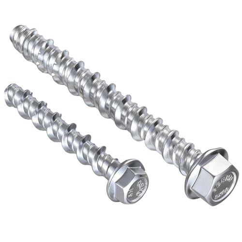 Boulons d'ancrage M10 x 80 mm à haute résistance pour brique et dalles en béton poreux