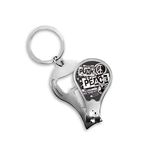 Coupe-ongles pour orteils avec motif punk à glisser dans sa trousse de voyage