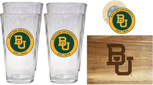 Pack Cocina Oficial Baylor Bears con Copas y Tabla de Cortar