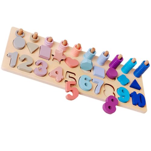 Puzzle en bois pour tout-petits qui évite la frustration de l'apprentissage