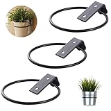 blumentopf halterung balkon 【Klappendes Design】 Ausgestattet mit einem Schwenkarmhalter, der um 90 Grad schwingen und sich nach oben oder unten drehen lässt. Wenn er nicht verwendet wird, klappt er zur Wandseite und nimmt weniger Platz ein.