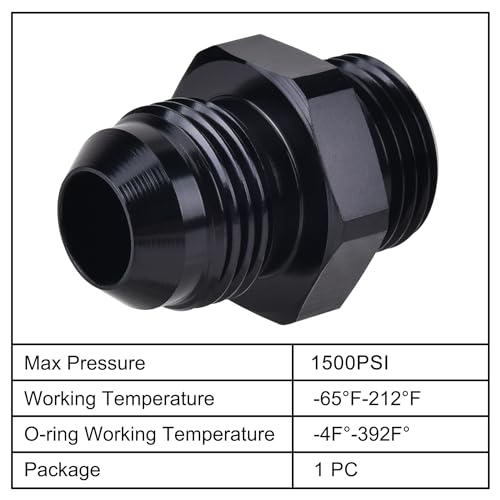 Image of EVIL ENERGY 10AN Flare to AN10 ORB Male O-Ring Fitting Adapter