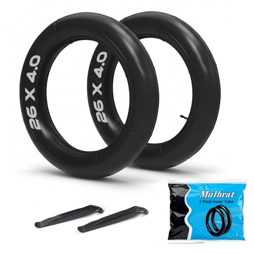 2-Pack Heavy-Duty Inner Tubes for E-Bikes and Bikes