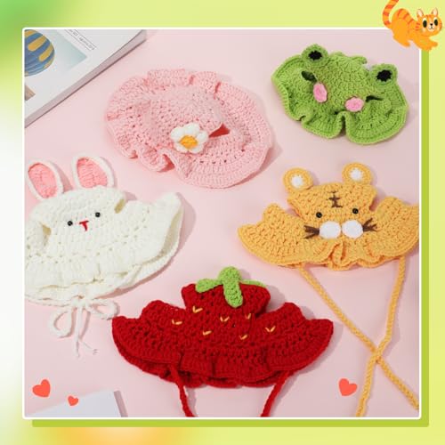 #1 Best Knitted Cat Hats - Premium Pet Apparel Set - Image 3