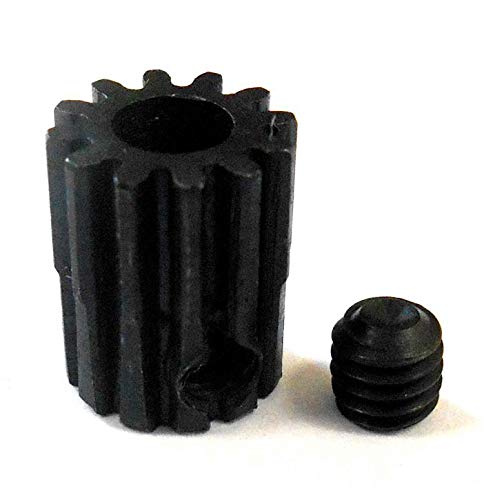 Image of L612 Module 0.6 0.6M 12T 12 Teeth Tooth Motor Pinion Gear Black 540 3.17mm Bore