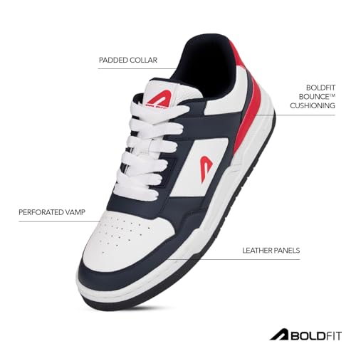 Image of Boldfit Sneakers for Man Lightweight Shoes for Men Comfortable Sneakers for Men Air Mesh Casual Shoes Mens Soft Cushion Insole Lace Up Casual Boys Shoe Sneaker DripBloc