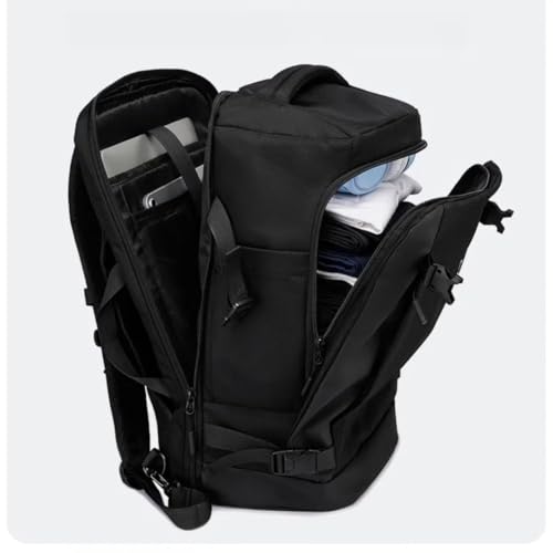 Kamlui Laptop Backpack for Men 15.6-inch Travel- Computer Case Laptop Bag Large Capacity Business Weekender Satchel Purse Fashion Black4