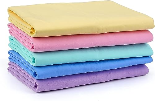 Image of Auto Hub Leatherette Chamois Cloth for Cleaning Car & Bikes (Material: Chamois PVA, Pack of 4, Blue, Yellow, Green, Pink)