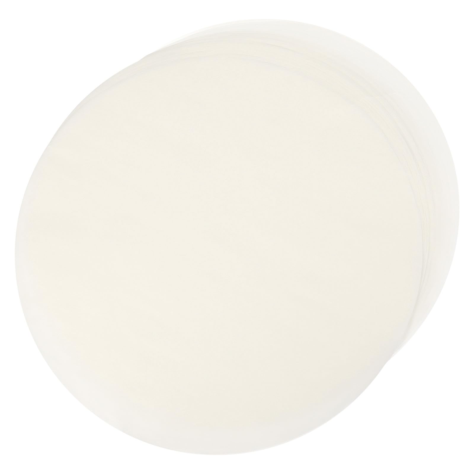 Toyvian Papel para Hornear Redondo 23 CM 500 Hojas de Papel Pergamino Apto para Freidora de Aire y Horno en Cocina Familiar