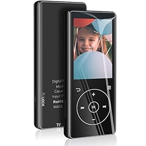 32GB MP3 Player with Bluetooth 5.0: Wireless Digital HiFi Lossless Music Player with HD Speaker | FM Radio | Recorder…