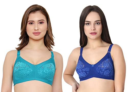 Image of Women Net Non-Padded Wire Free Regular Bra