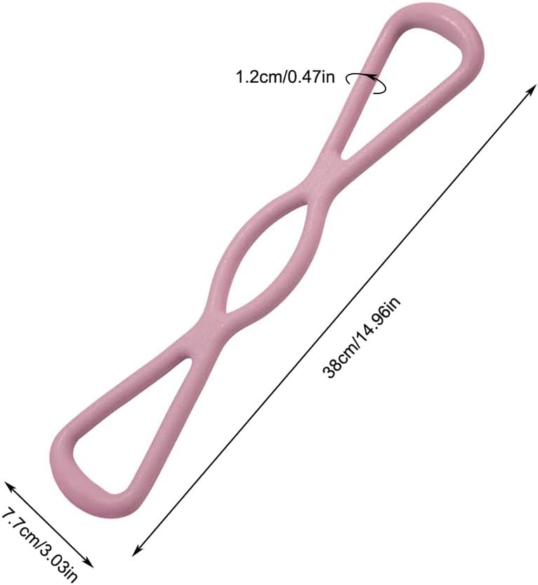 Yoga Resi Exercise Bands Pull Rope 8 Word Chest Expander Gym Fitness Equipment Elastic Muscle Training Tubing Tension Rop,Purple