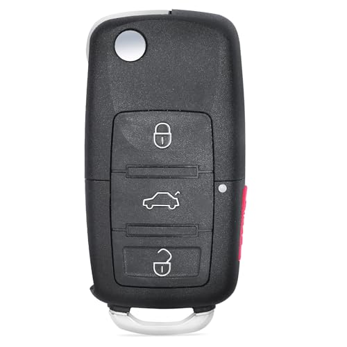 Keyecu Replacement Smart Remote Car Key Fob for Volkswagen 2006-2011 NBG92596263 1K0 959 753 P 315MHz 4Buttons