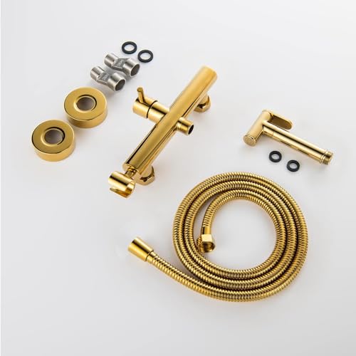 Ducha de bidé para baño negro mate ideal para limpiar pañales 5