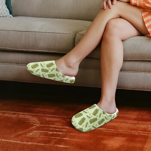 Forchrinse House Slippers for Women Comfortable Closed Toe Indoor Slippers Reusable Spa Guest Hotel Shoes3