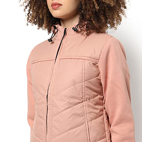 Image of PINACOLADA Women's Puffer Regular Fit Bomber Jacket For Winter Wear | Standing Collar | Full Sleeve | Zipper | Casual Jacket For Woman & Girl | Western Stylish Jacket For Women