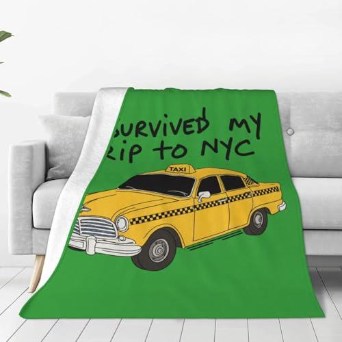 I Survived NYC Trip Sofa Blanket for Girls