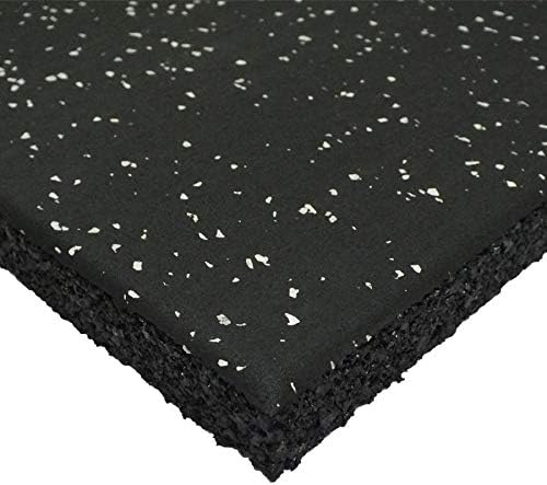 Miniatura 2 de Genaflex Pro - Baldosas de goma gruesa para gimnasio, alta densidad, absorbentes de golpes, laminadas de peso muerto, 1 pulgada de grosor x 20