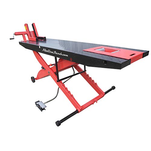 Redline HD1K 1000 lb Motorcycle ATV Lift Table Red