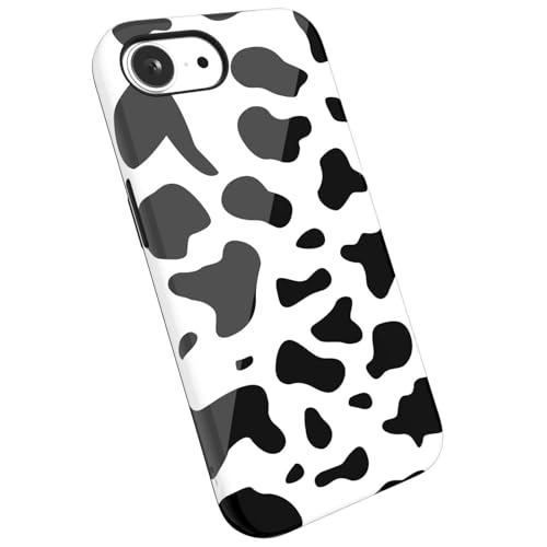 Coque vache iPhone 16 de luxe - Protection antichoc rétro fine et élégante