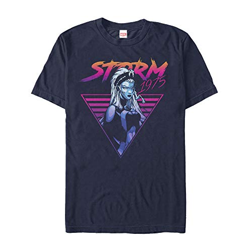 T-shirt Storm Marvel X-Men homme vêtement rétro bleu marine taille XL