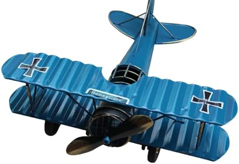 Modelo de avión retro grande de 8.5 pulgadas, modelo de avión vintage, decoración de oficina en casa, decoración de escritorio de oficina en casa,