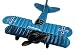 Large 8.5'' Hang Retro Airplane Aircraft Model,Home Decor Ornament Toy,Home Office Desktop Decoration, Retro World War I German Wings Model,ww1 Aircraft Model (Blue)