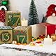 BOFUNX 24 Adventskalender Boxen zum Befüllen Basteln Weihnachtskalender Geschenkbox DIY Adventskalender Kisten Set Geschenkbox für Kinder Weihnachten Geschenk Weihnachtsdeko