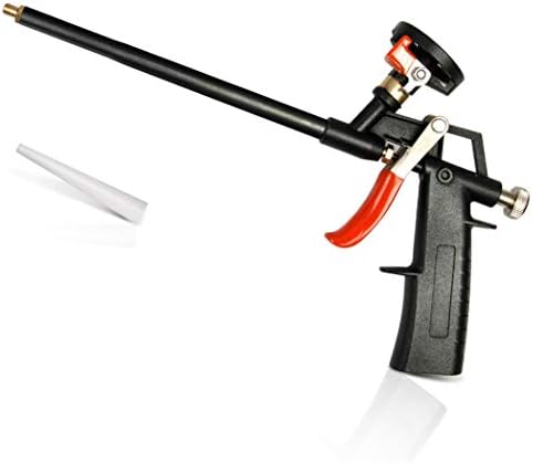 Needn’t Clean Foam Gun, Picowe 2019 New Pu Expending Foaming Gun, Caulking Gun, Heavy Duty Spray Foam Gun, Mental Body Covered with PFTE, Suitable for Caulking, Filling, Sealing, Home and Office