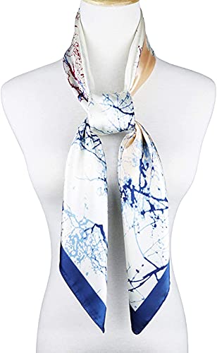 EMPO Women's 35" Satin Square Silk Like Hair Scarves and Wraps Headscarf for Sleeping/Bag Fashion Decor4