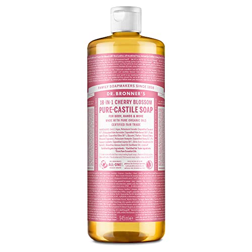 Dr. Bronner’s savon liquide bio 18-en-1 pour une hydratation florale intense
