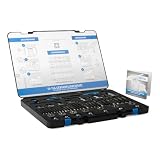 GSR assortimento maschi da filettatura a mano -serie 48 utensili per filettare M3-M12 HSS, con guide per filettatura a mano e filettatura, set di maschi per filettatura HSS