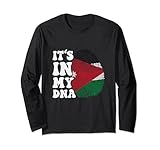 Divertente è nel mio DNA Bandiera Jordan Impronta digitale Questa è un'idea di design perfetta per chiunque ami il popolo Giordano con una bandiera della Giordania Impronta digitale o supporta il popolo Giordano, indossalo e mostra il tuo amore per il popolo Giordano!